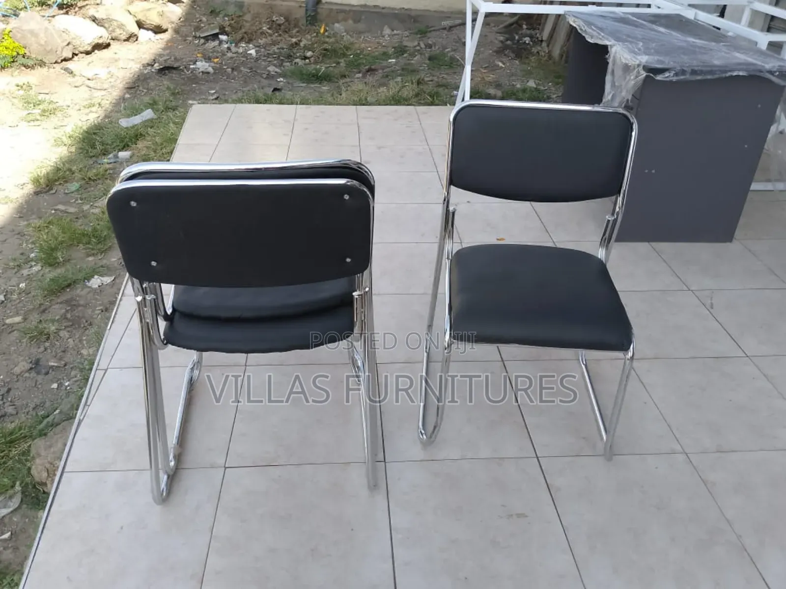 Waiting Chairs (Chromed Stand)