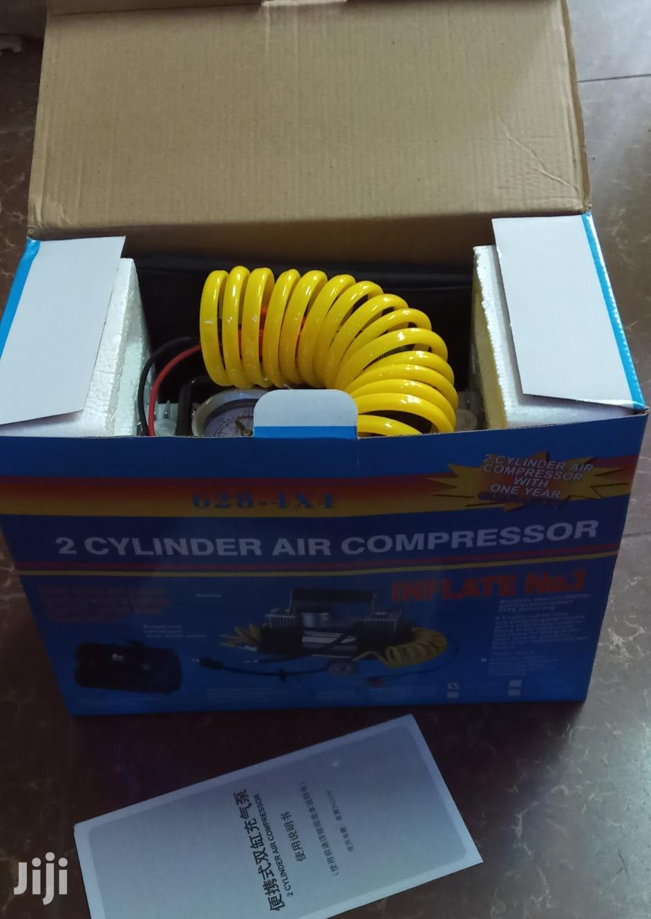 New 2 Cylinder Air Compressor, Free Delivery Within Nairobi Town
