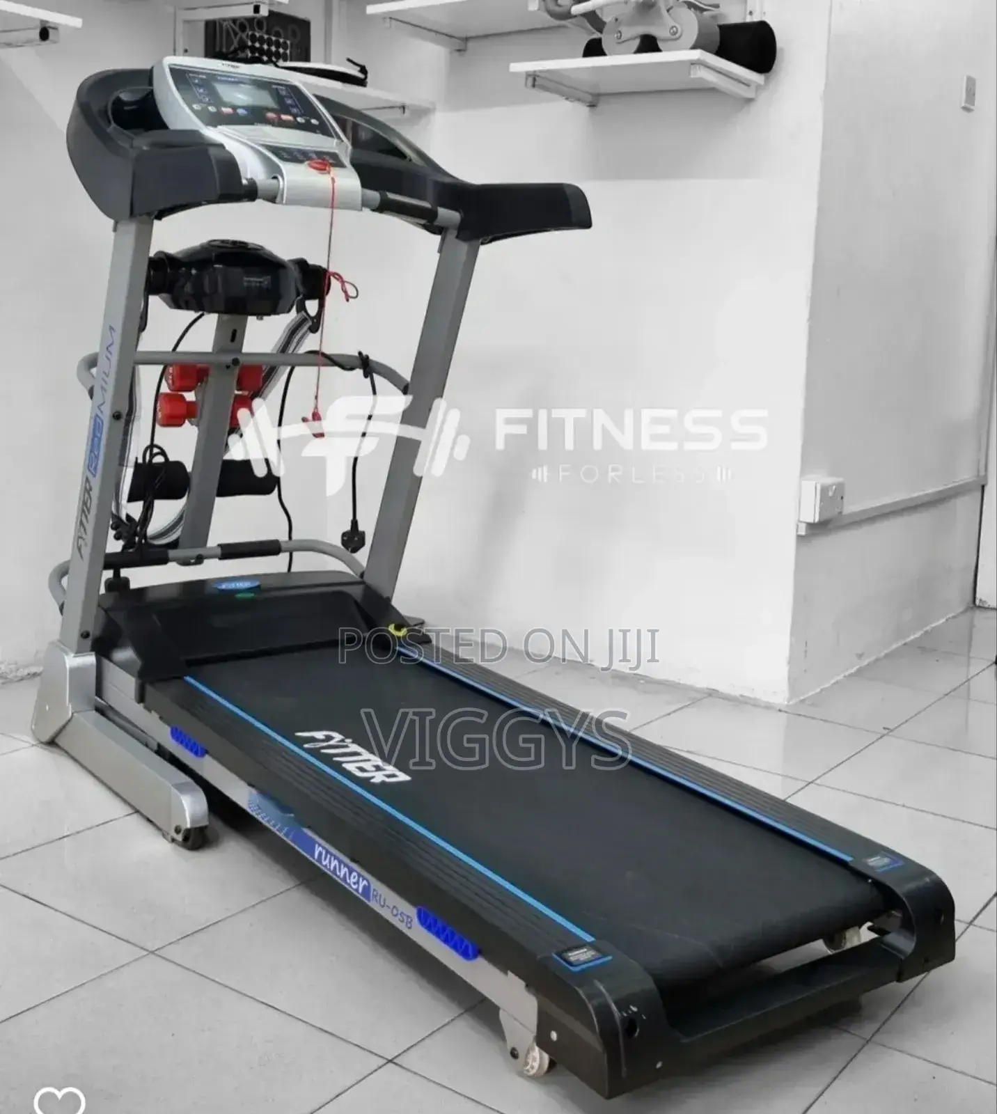 *Auto Incline Treadmill With Massager Belt.