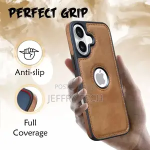 V-Tan Back Cover for iPhone 16 (Brown, Pack Of: 1)