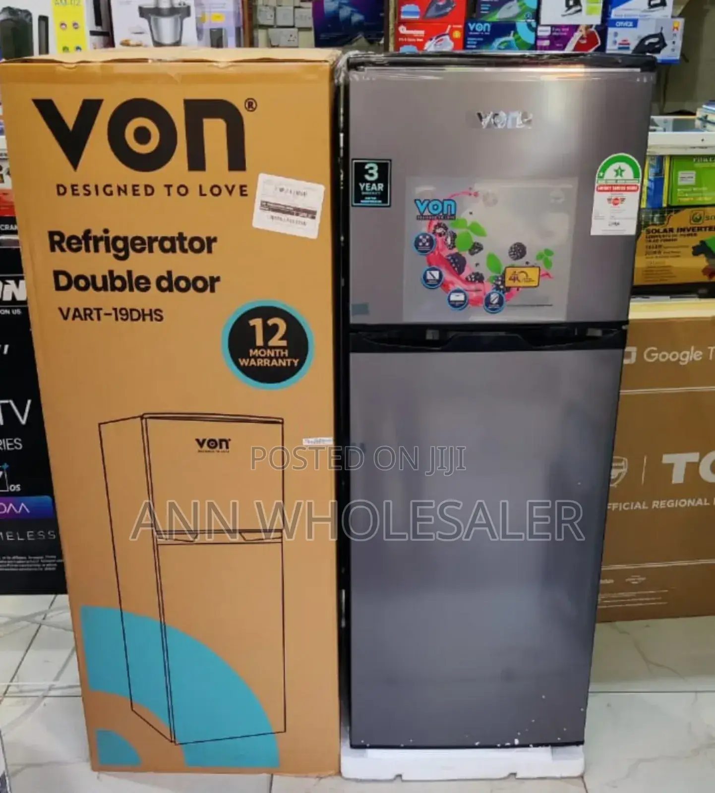 *Von Fridge 136l v/8