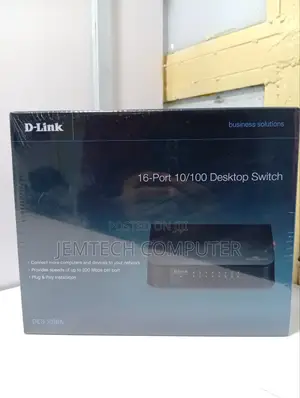 Dlink 10/100mbps 16ports Des1016a Desktop Switch