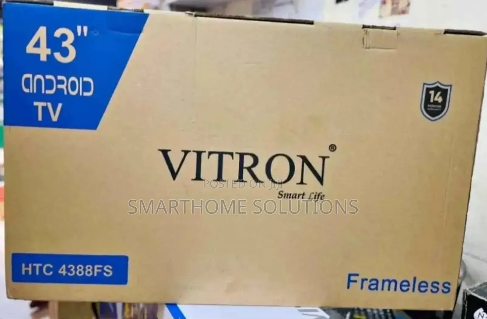 Vitron 43 Inches Vitron 43 Smart Android Tv With Bluetooth