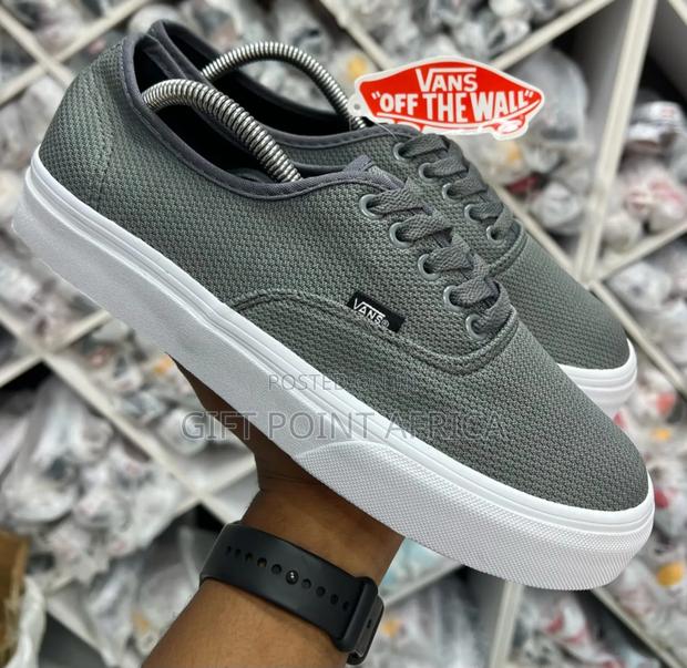 Fabric Unisex Double Sole Vans - thumbnail 3