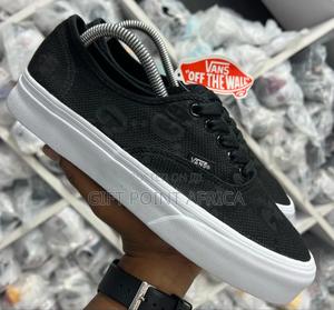 Black Double Sole Fabric Unisex Vans - thumbnail 2
