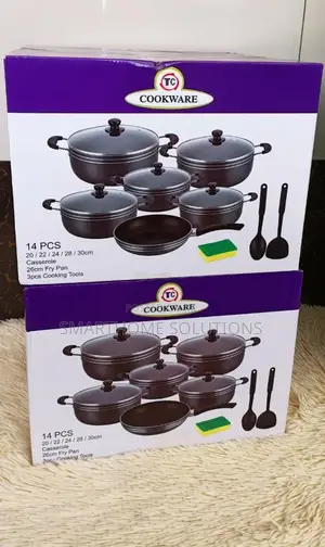 Tc Cookware Set 14pcs Heavy Nonstick Cookware Set