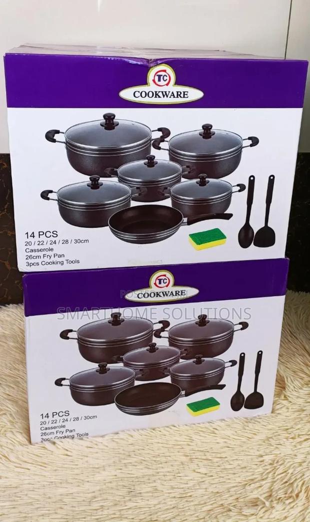 Tc Cookware Set 14pcs Heavy Nonstick Cookware Set