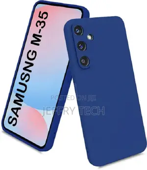 Mobilooks Back Cover for Samsung Galaxy M35 5g (Blue, Camera