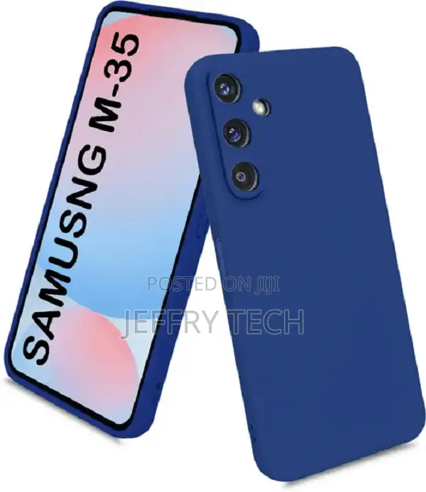 Mobilooks Back Cover for Samsung Galaxy M35 5g (Blue, Camera