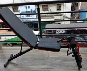 Comfy Gym Bench With Strong Metallic Stand and Cotton Seat