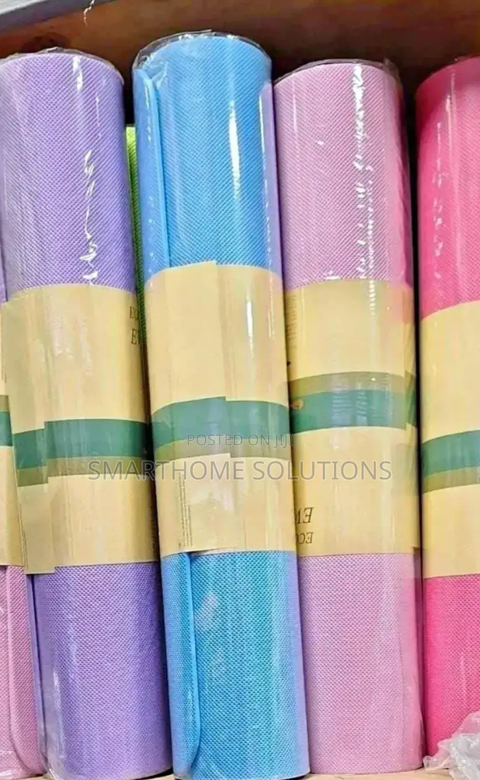 Rubber Yoga-Mat Thick Non-Slip Exercise Mat Pad