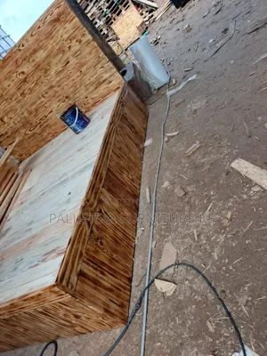 Unique Burned Wood Bed