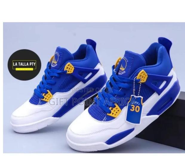 Jordan 4 Golden State Warrior Sneakers - main view