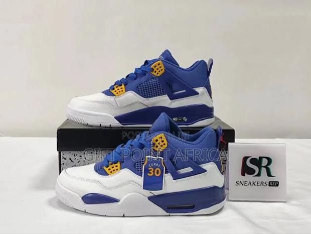 Jordan 4 Golden State Warrior Sneakers - thumbnail 2