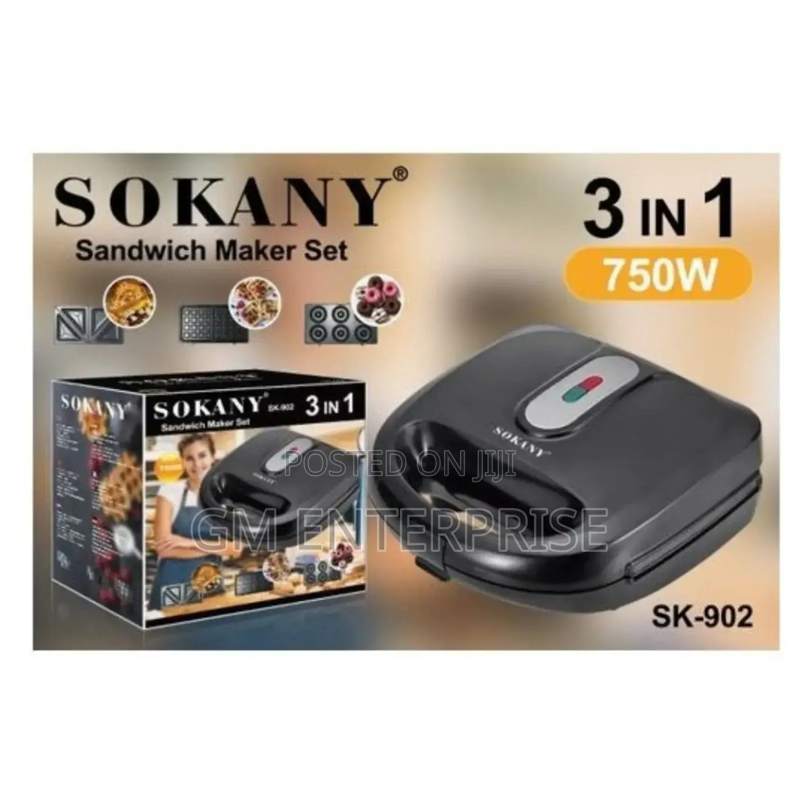 Sandwich Maker 3 in 1 Sandwich Maker