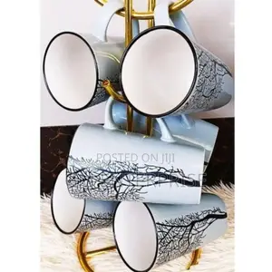 Classic Set of 6 PCS of Ceramic Tree Mugs/ Cups