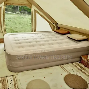 *Inflatable Queen Size Mattress With Pump