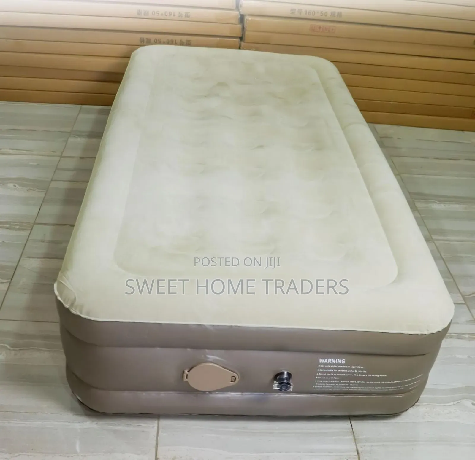 *Inflatable Outdoor Mattress With in Built Pump