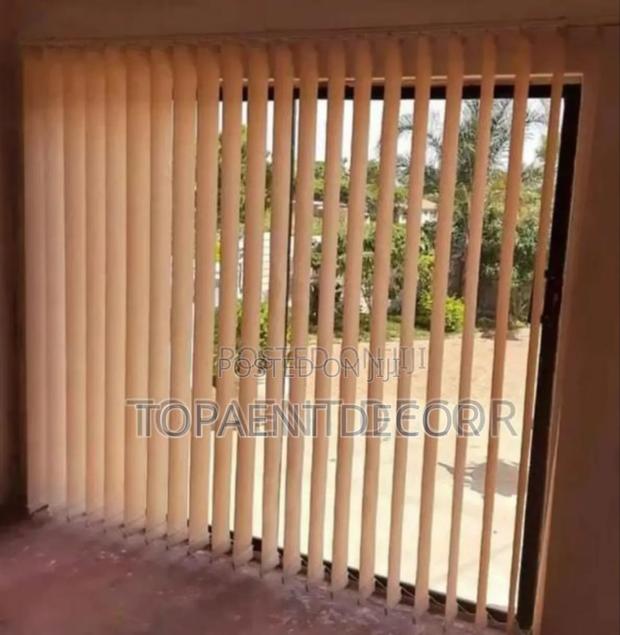 Cream Meeting Halls Vertical Blinds