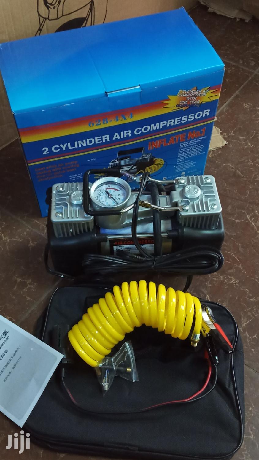 New 2 Cylinder Tyre Inflator. Free Delivery Within Nairobi Town.