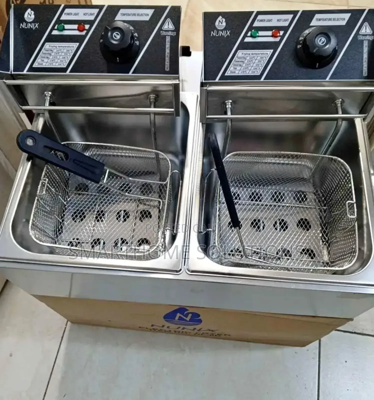 Nunix Double Electric Deep Frier 6l+6l
