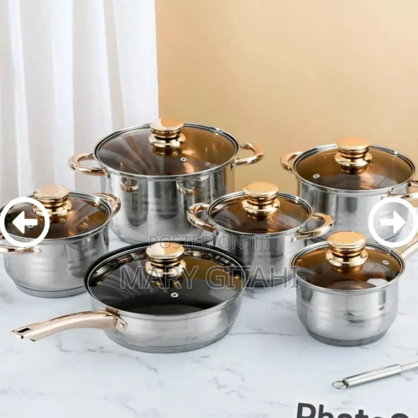 High Quality 12 PCS Enbberng Stainless Steel Cookware Set