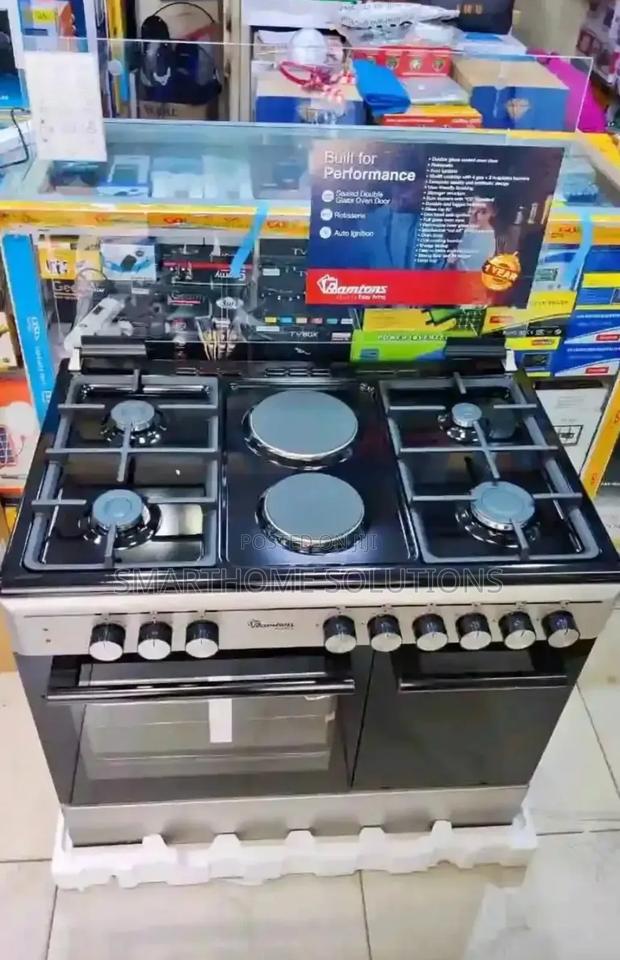 Electric Oven- Ramtons 60*90 Gas Cooker - 4 +2/ Compartment
