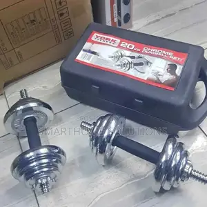 Chrome Dumbell 20kg With Case 20kg Chrome Dumbell