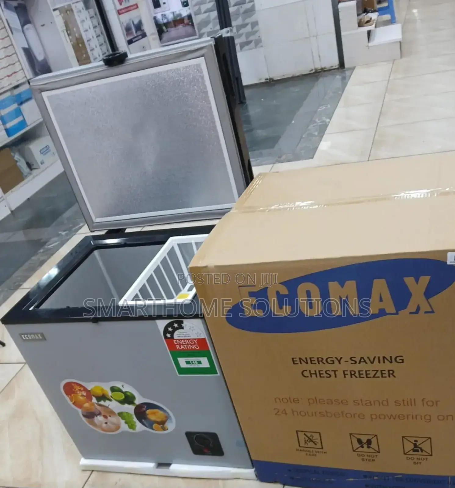 Ecomax 60l Grey Energy Saving Freezer