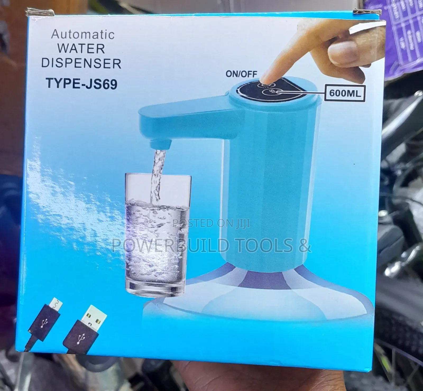 Rechargeable Automatic Water Dispenser 600m Bottle Top