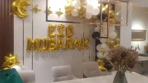 Eid Balloons Set Up