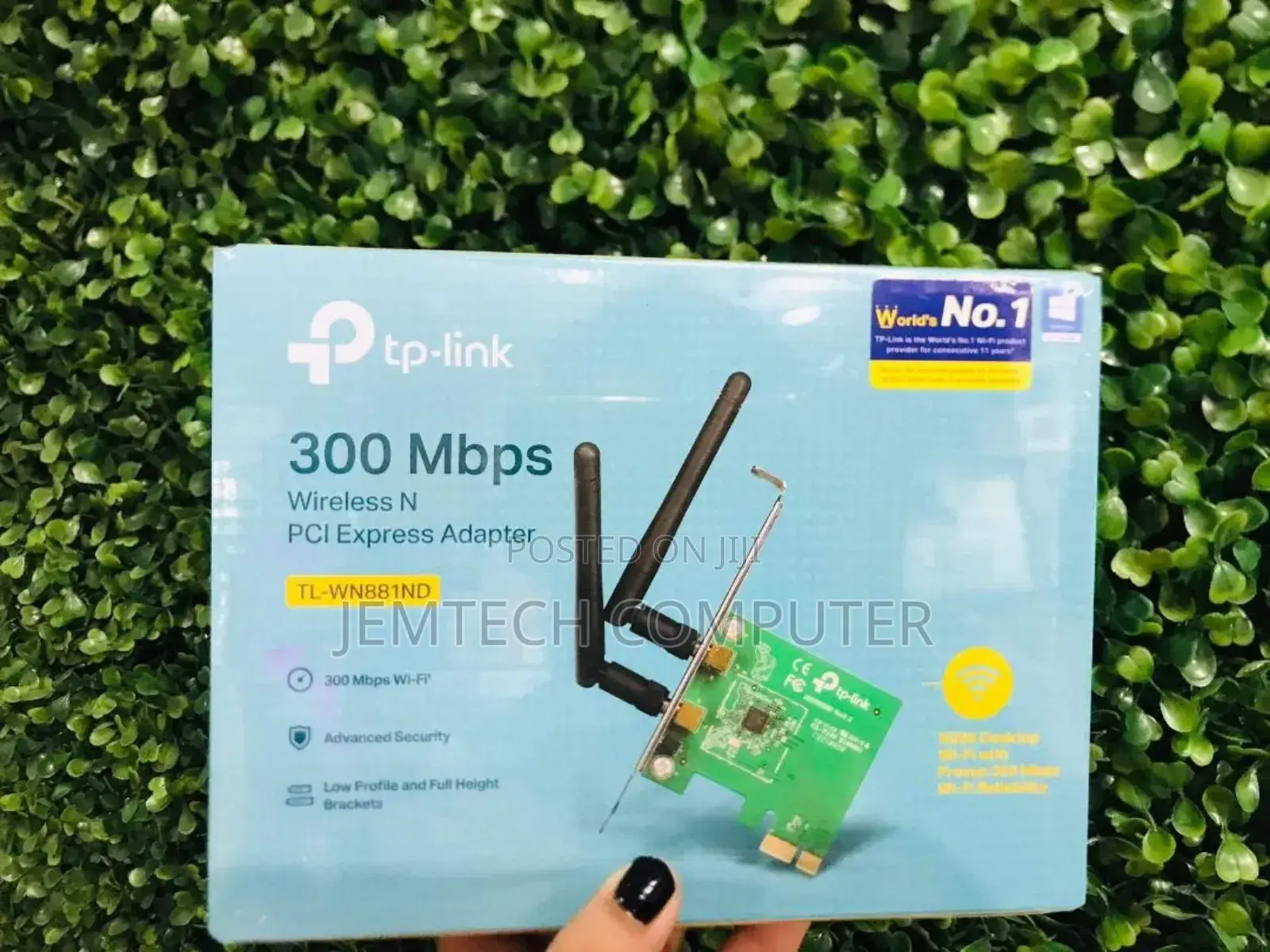 Tp-Link 300mbps Wireless N Pci Express Adapter - Tl-Wn881nd