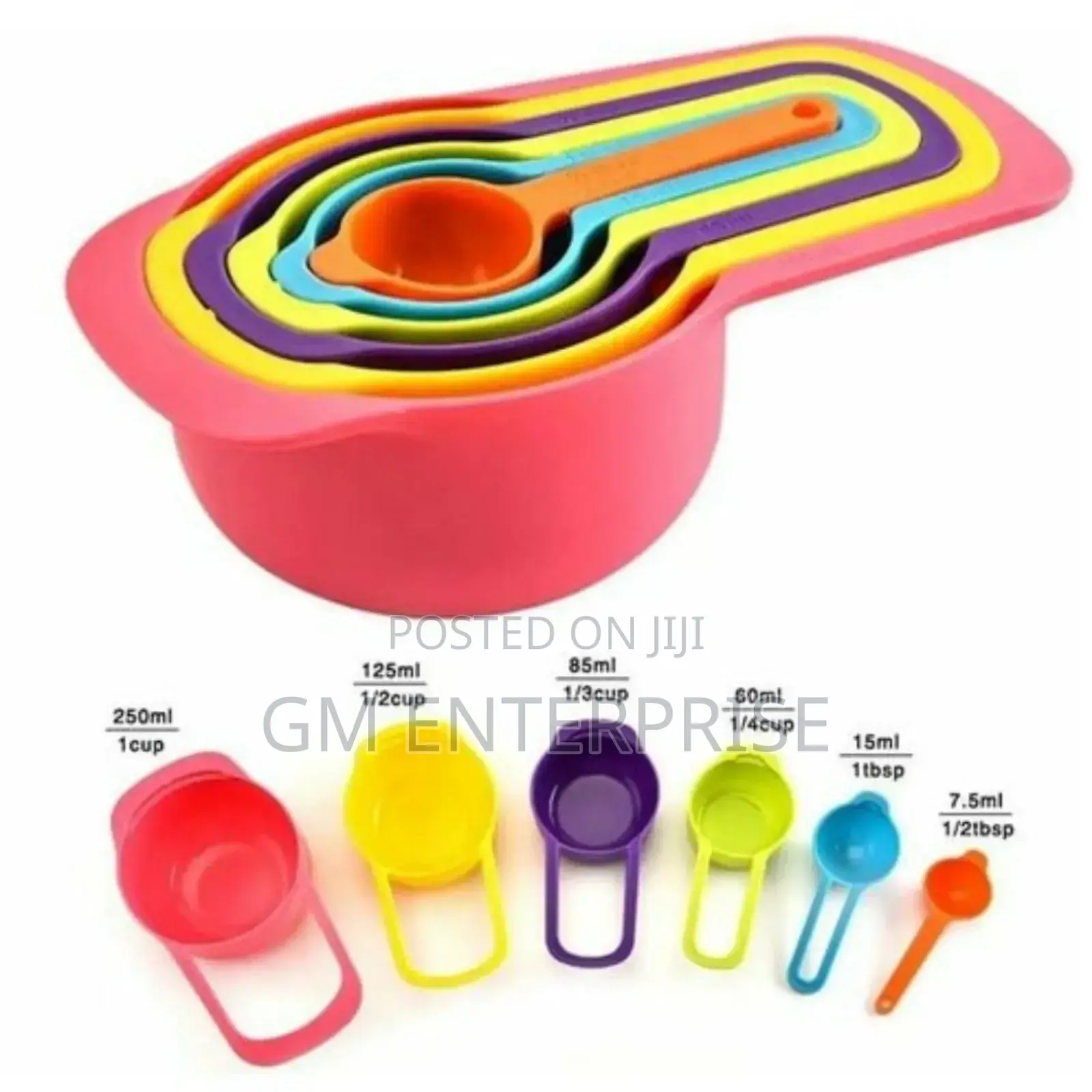 Measuring Cups a Set of 6 PCS Used for Baking