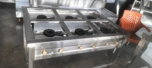 Stainless Steel 6 Burner Cooker