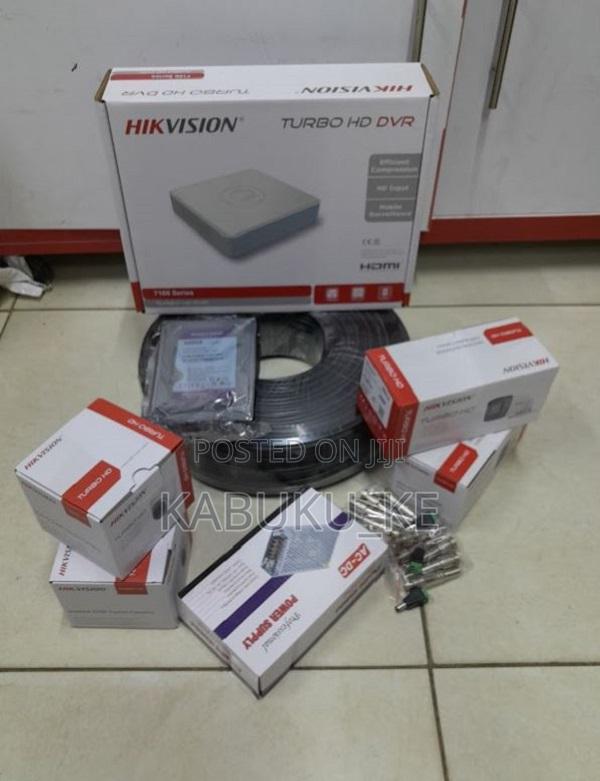Hikvision Hd 4 Cameras CCTV Complete Package Night Vision - main view