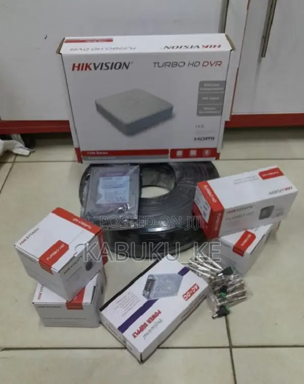 Hikvision 4 CCTV Cameras 4 Channel Complete Kit 1080p