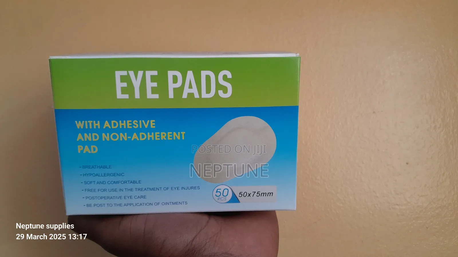 Adhesive Non Adherent Eye Pad