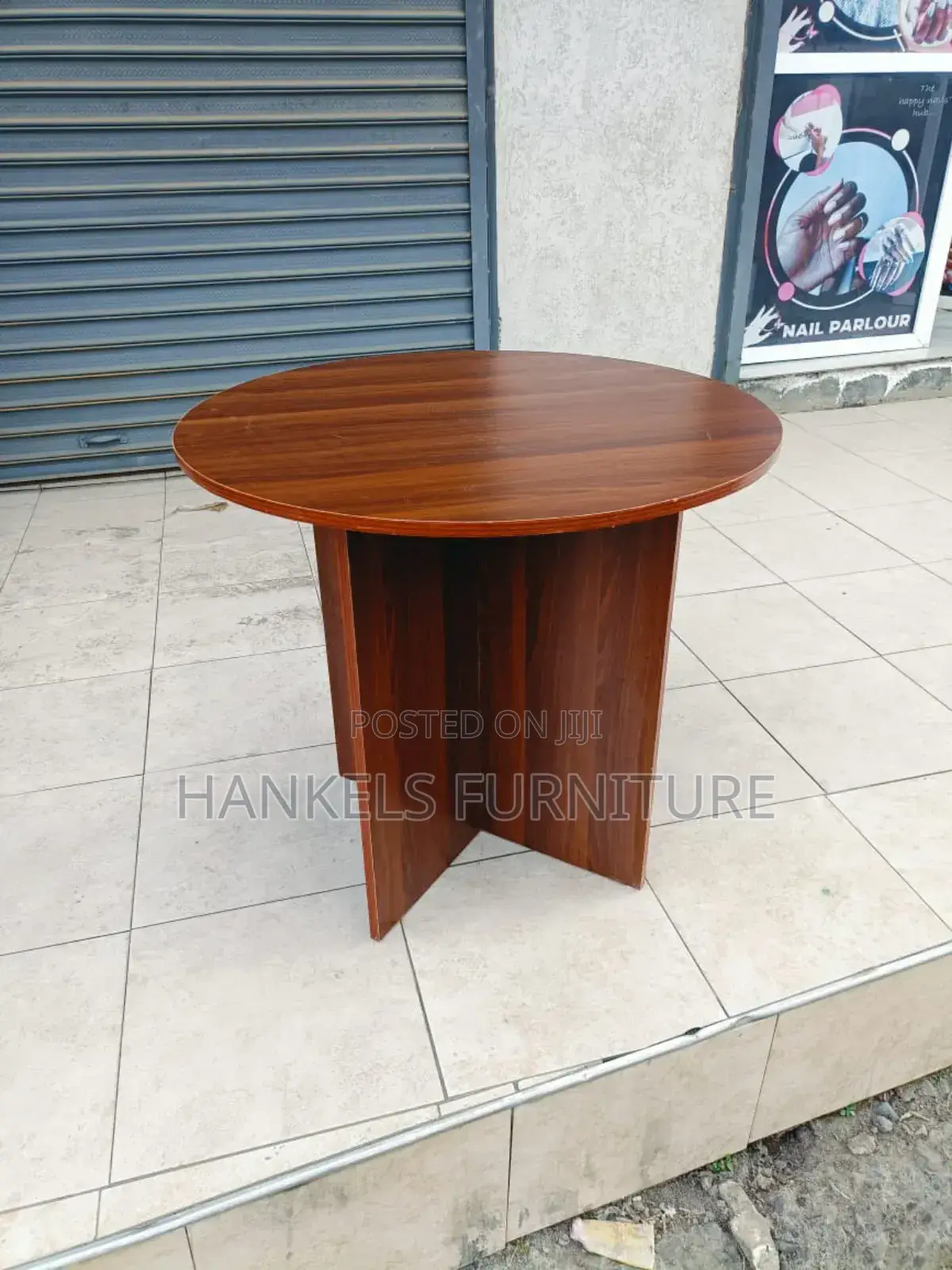 Wooden Round Conference Table