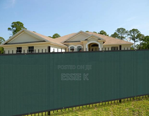 Dark Green Privacy Fencing Net