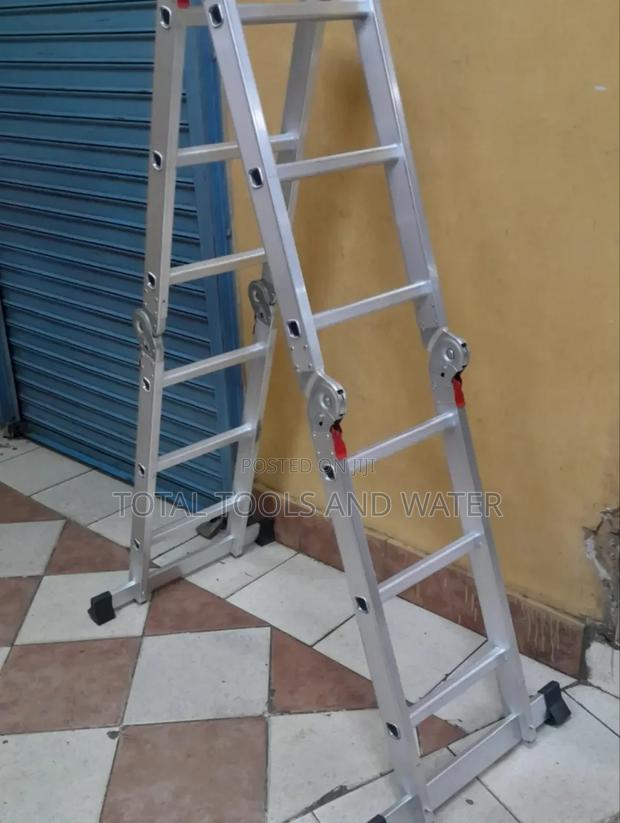 150kg Load Multipurpose Aluminium Ladder 12ft