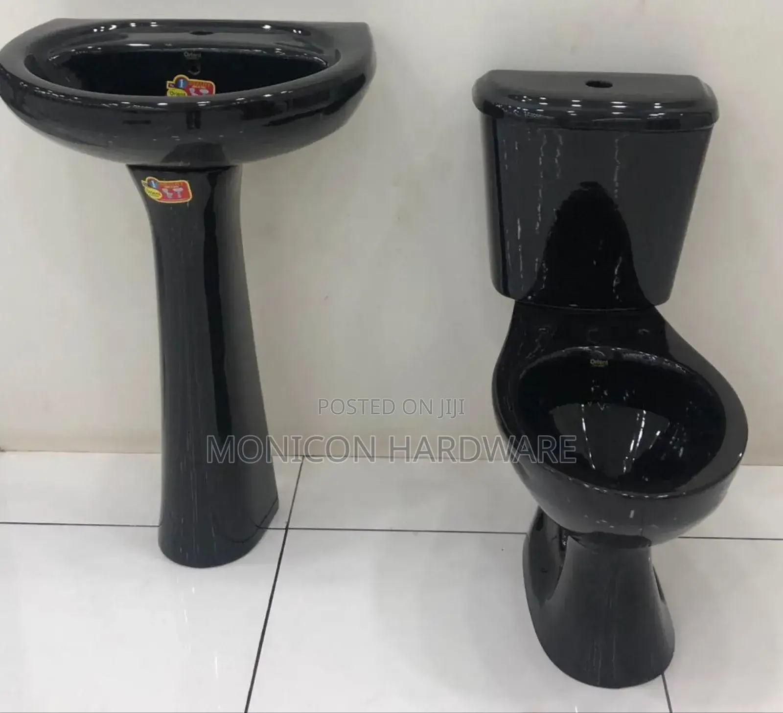Water Closet Two-Piece With a Sink