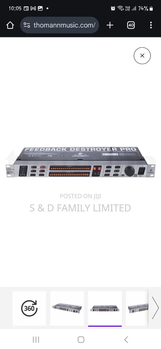 Behringer Fbq2496 Feedback Destroyer - main view