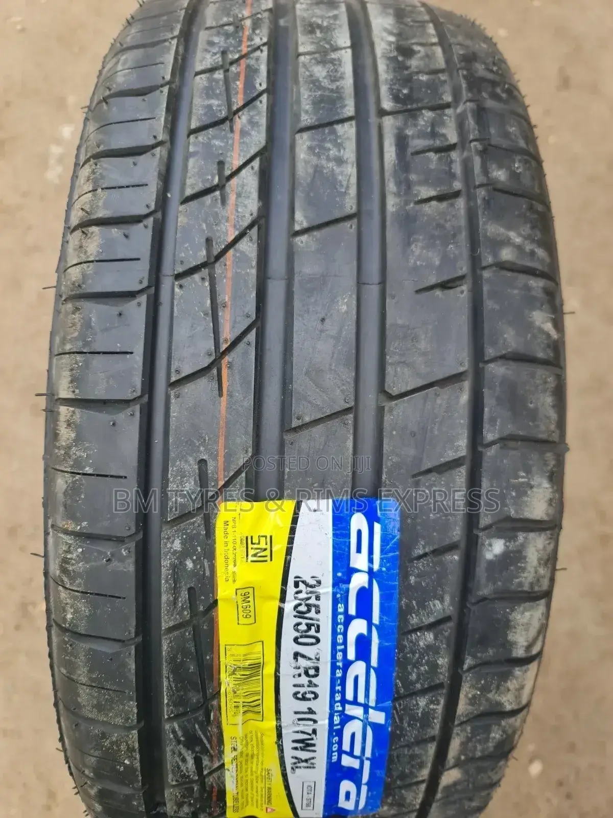 255 /50r19 Accelera Tyres.
