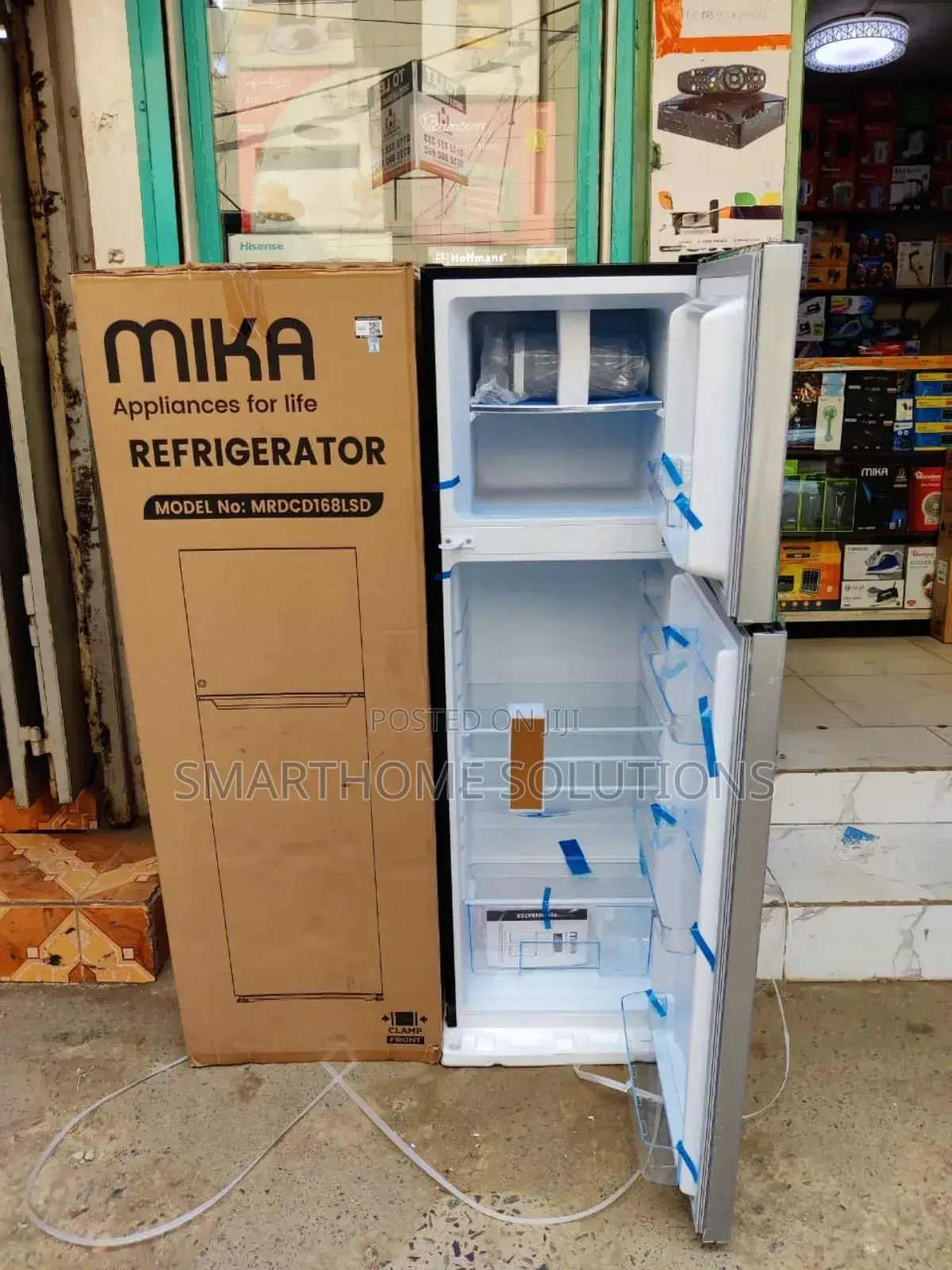 Mika Defrost 168litres Double Door Fridge