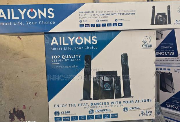 5.1ch Ailyons Tallboy Homethearte Multimedia Speaker System
