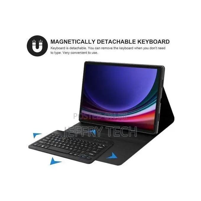 Keyboard Case for Samsung Tab S10 Ultra With S Pen Slot