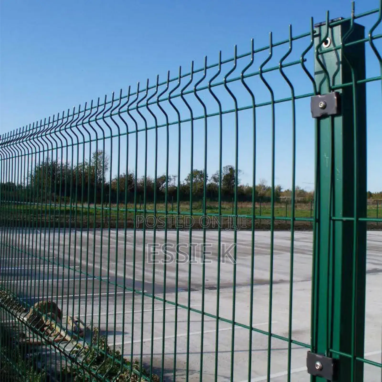 Clear View PVC Coated Anti Climb Frnce