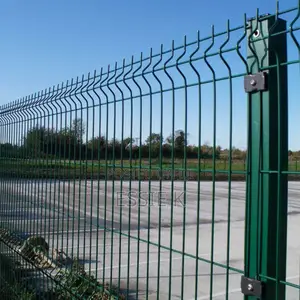 Clear View PVC Coated Anti Climb Frnce