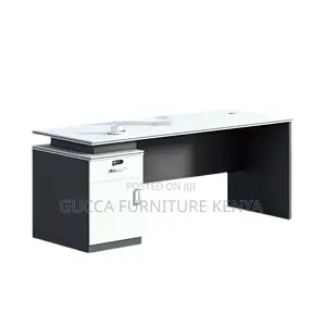 Clerical Desking:120cm Writing Desk With Wood Pedestal Base