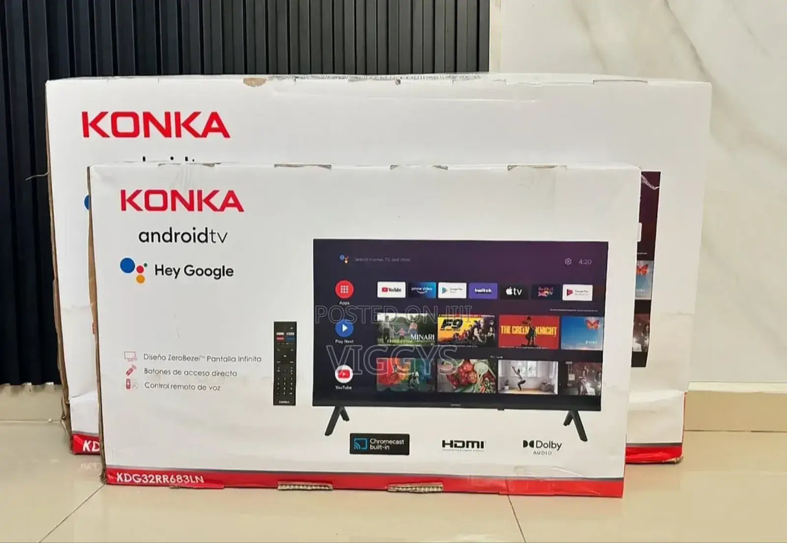 Konka 43 Inches. Smart Android Tv